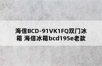 海信BCD-91VK1FQ双门冰箱 海信冰箱bcd195e老款